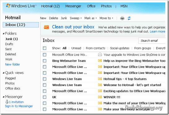hotmail_empty_inboxes_folders