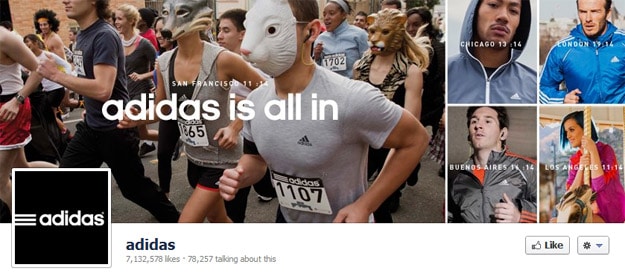 Adidas Facebook Page