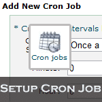 setup cron job