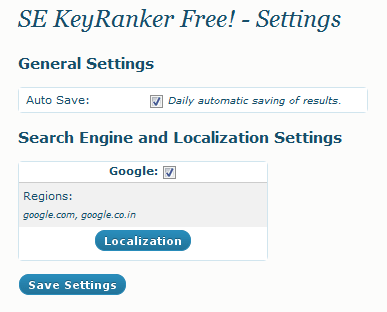 SE KeyRanker Localization
