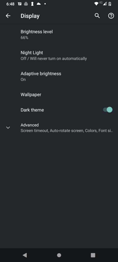 Dark Mode Option On Android min