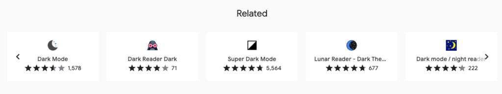 dark mode extensions min